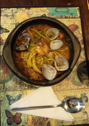 Una foto de Sopa mediterránea