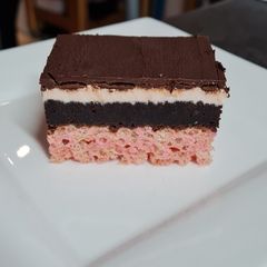 Dairy and Gluten-Free 4 Layer Brownies A picture of Dairy and Gluten-Free 4 Layer Brownies.