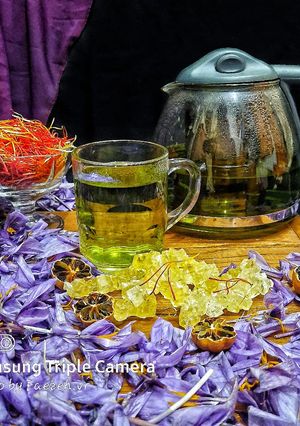 عکسی از دستور دمنوش گلبرگ زعفران
