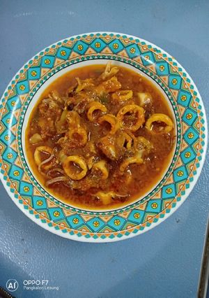 Foto resep Cumi saus padang