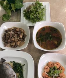 canh cà chua dứa tôm