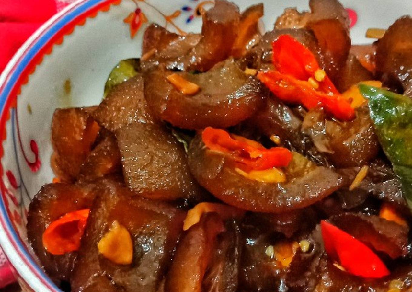 Kikil Masak Kecap Pedas