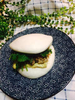 醬燒雞肉掛包 的食譜成品照片