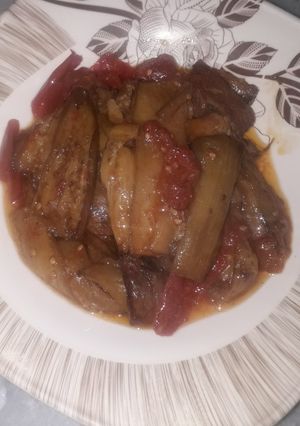 عکسی از دستور بادمجان بالانی