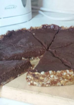 Una foto de Tarta de chocolate crudivegana