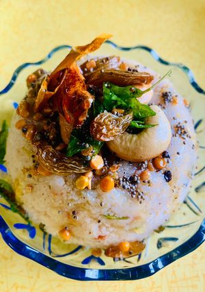 A picture of Vegetable Upma.