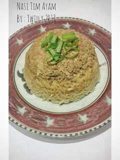 Foto resep Nasi Tim Ayam