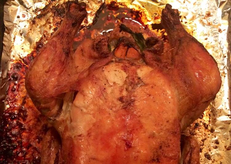 Steps to Make Homemade Melt in Your Mouth Roasted Chicken