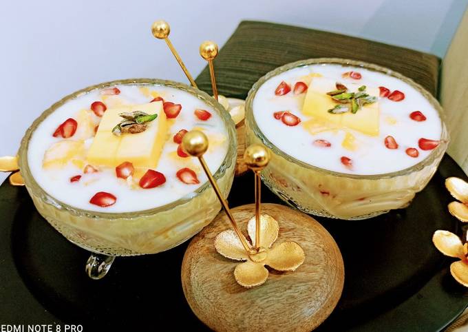 खरबूजा से बना कस्टर्ड(khrbuja se bna custard recipe in hindi)
