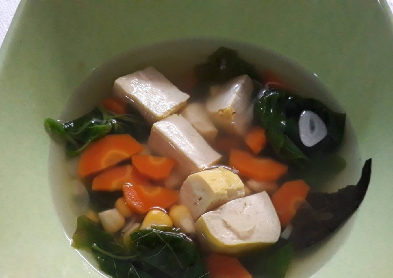 Langkah Mudah untuk Membuat Sayur bayam jagung #menuvegetarian yang Bikin Ngiler