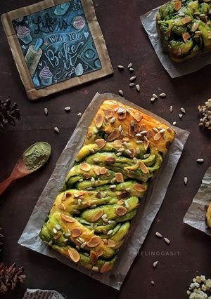 Foto resep Matcha Braided Loaf