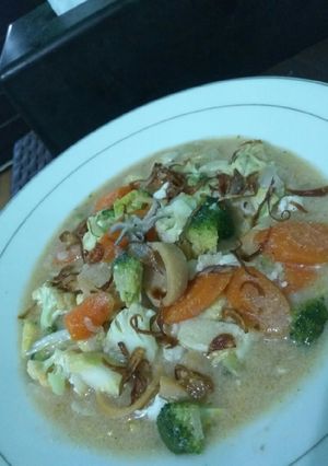 Foto resep Capcay kuah seafood