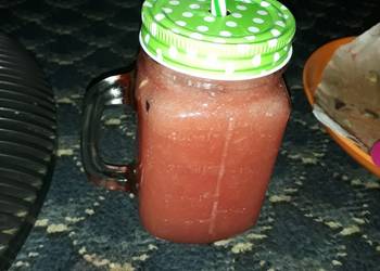 How To Making Recipe Water Melon Smoothie Delicious Nutritious
