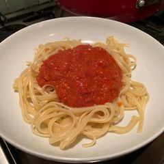 A picture of Simple Tomato Pasta Sauce.