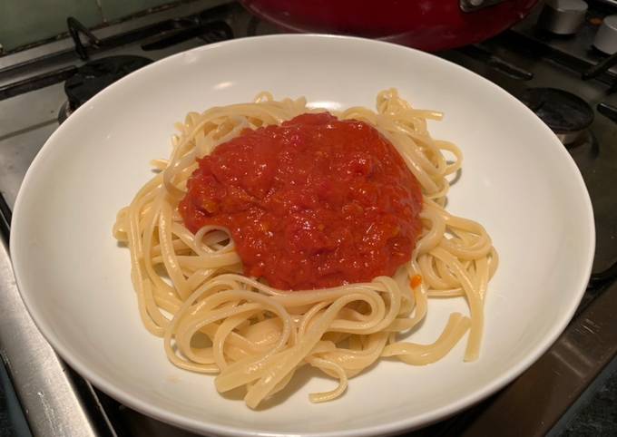 Simple Tomato Pasta Sauce Recipe by simon - Cookpad