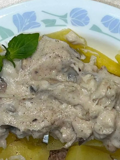 عکسی از دستور سس قارچ🧀🍄🧈🥛 Mushroom sauce