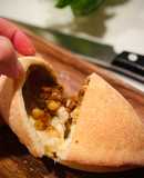 Japanese-Style Calzone with Roasted Soybeans & Curry