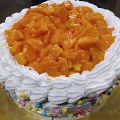 A picture of Mango cake.