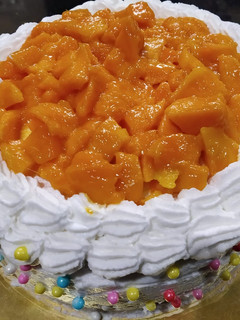 A picture of Mango cake.