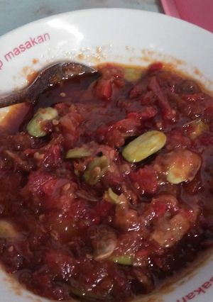 Foto resep Sambal masak Tomat with pete