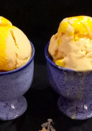 A picture of Mango Ice Cream.