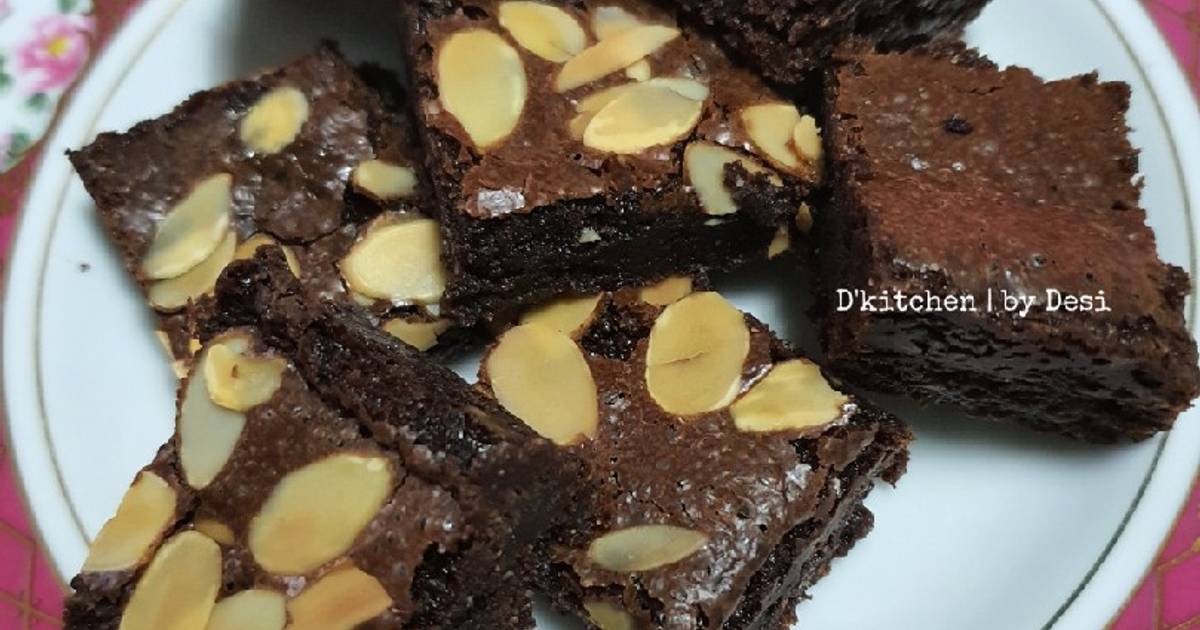  Resep  Fudgy brownies gluten  free  dari tepung maizena 