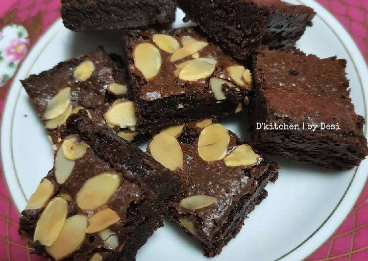 Resep Fudgy brownies gluten free (dari tepung maizena), Sempurna