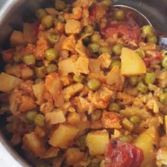 A picture of Cauliflower sabji.