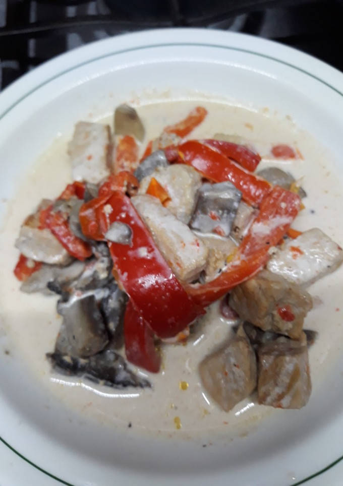 Una foto de Lomo de Puerco a la Crema