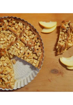 Fahéjas-almás pite recept fotója
