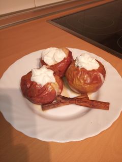 Una foto de Manzanas asadas fácil