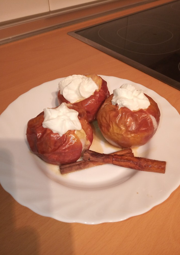 Una foto de Manzanas asadas fácil