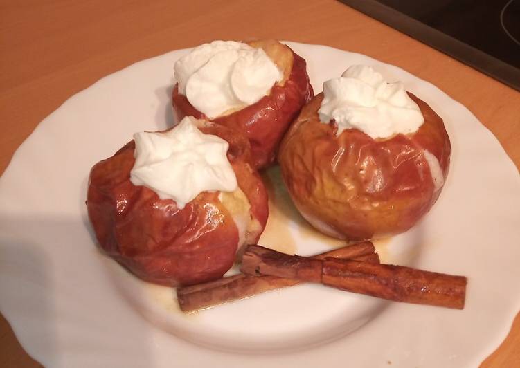 Manzanas asadas fácil