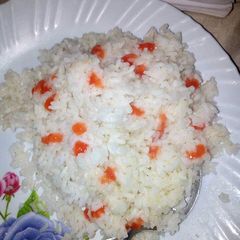 A picture of White rice.