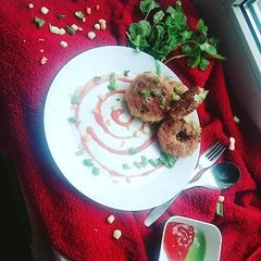 A picture of Leftover rice cutlet.