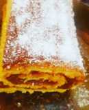 Arrollado de dulce de leche y coco