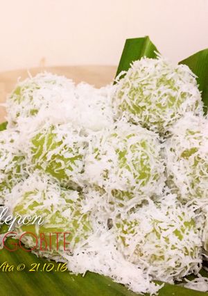 Foto resep Klepon Ketan Gula Merah Kenyal no Kapur sirih