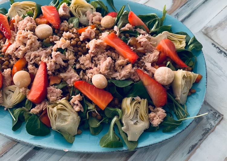 Ensalada de lentejas