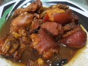 Gambar daging babi kecap