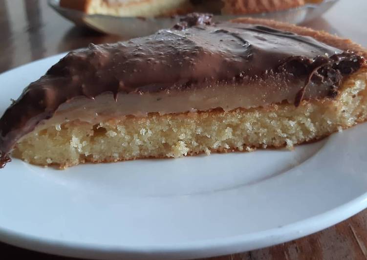 Tarte renversée façon snickers 🍫