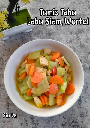 Foto resep Tumis Tahu Labu Siam Wortel