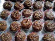 Gambar brownis kering with sprinkle