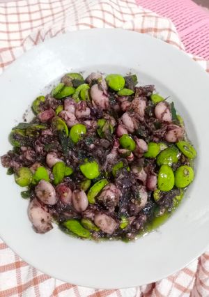 Foto resep Baby Cumi Pete Cabe Ijo