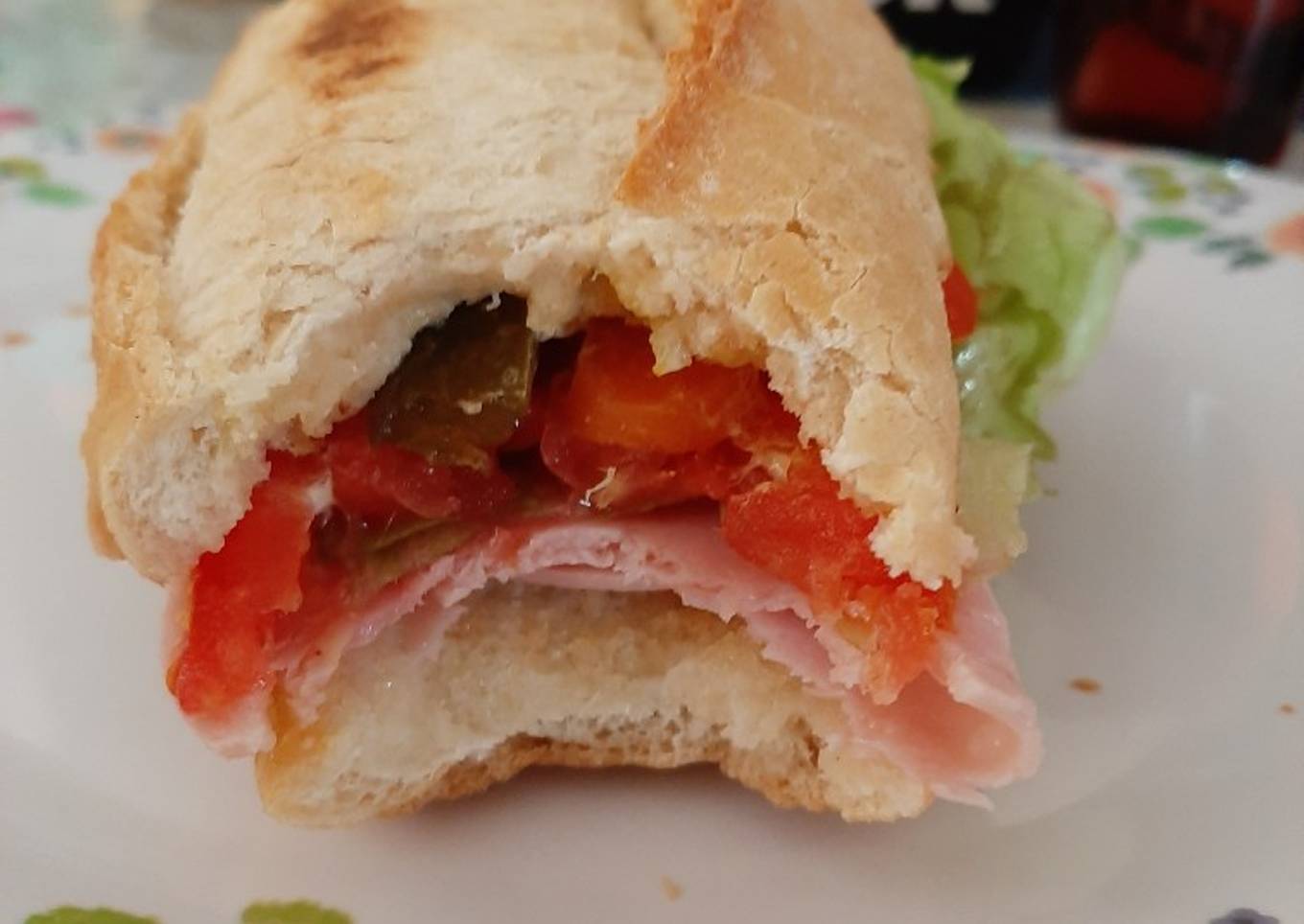 Torta de jamón fácil y rápido