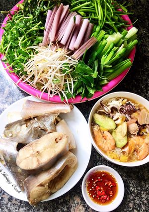 Hình của món Lẩu Mắm.