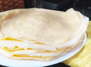 Una foto de Filloas/ Frilloas para canelones