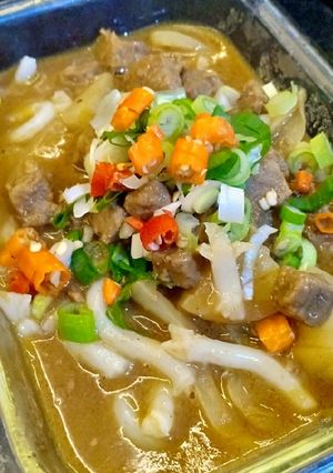 Foto resep Beef curry udon