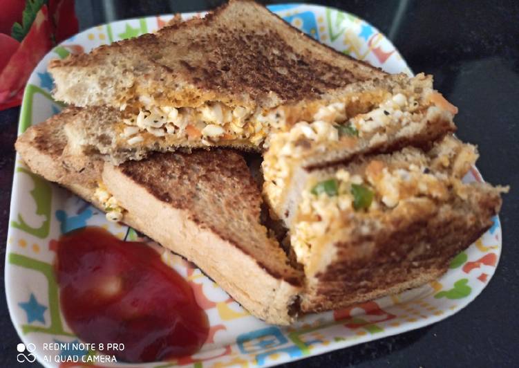 Step-by-Step Guide to Make Homemade Paneer Sandwich