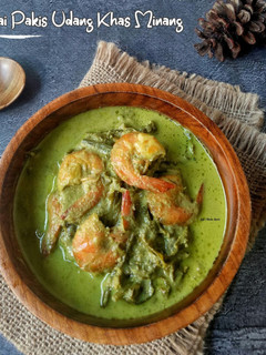 Foto resep Gulai Pakis Udang Khas Minang