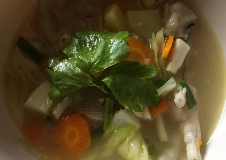 Sayur sop ceker lumerr